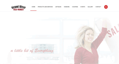 Desktop Screenshot of grandriverfleamarket.com