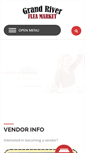 Mobile Screenshot of grandriverfleamarket.com